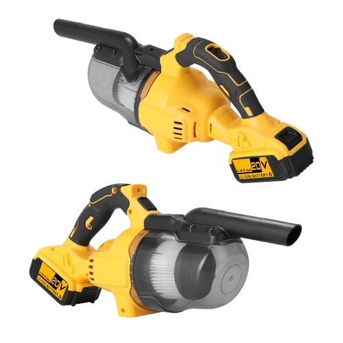 

9.4Kpa Lithium Car Vacuum Cleaner Handheld Home Dustcatcher 65AW Powerful Suction Machine Multi-function Dust Collector HEPA Filter Built-in LED Light (1pc Baterry)