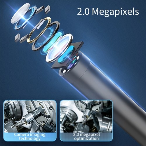 Type-C Endoscope Inspection Borescope Camera 7.9mm Built-in Adjustable LED Lights IP67 Waterproof for Android IOS Mobile Phone 