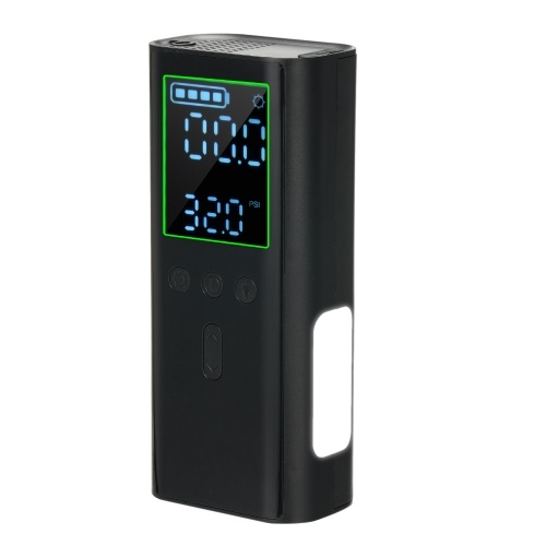 Tire Inflator Portable Air Compressor Cordless Mini Electric USB Handheld Pump for Car Motorcycle Bike Ball Inflatables Auto Shut-Off with Digital Pressure Gauge LED Light 