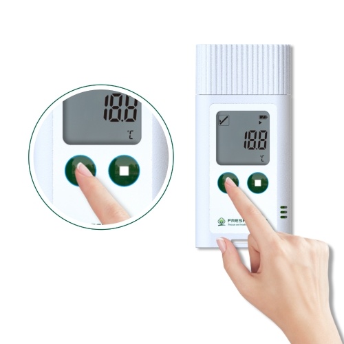 USB Temperature Recorder Fruit Cold Storage Coldchain Transportation Temperature Logger Large Capacity Data Storage with PC Data Export PDF/CSV Reports Automatic Generating Function 