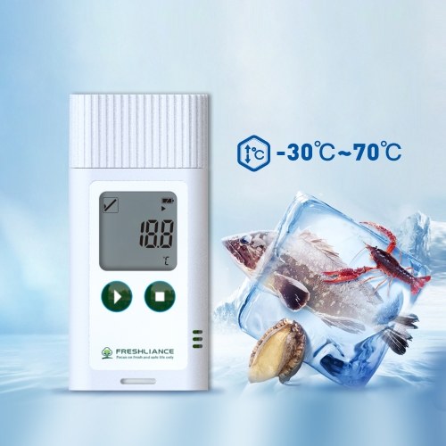 USB Temperature Recorder Fruit Cold Storage Coldchain Transportation Temperature Logger Large Capacity Data Storage with PC Data Export PDF/CSV Reports Automatic Generating Function 