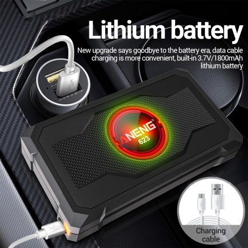 ANENG 623 Car Multimeter Digital Multimeter 20000 Counts RPM mS PLUSE Engine Dwell Angle Measure NCV Detection AC/DC Voltage Current Multimeter Live Wire/Diode Test with 5.15inch 180° Foldable Screen 