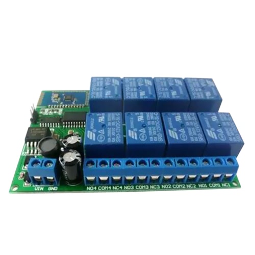 

12V 8CH Android BT Relay Board Беспроводное управление Пульт дистанционного управления Switch Интеллектуальное домашнее освещение