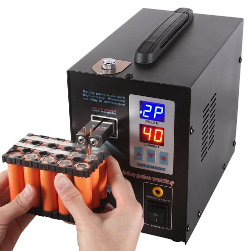 

Dual Mode Pedal Battery Spot Welder Dual Pulse Dual Display Precision Battery Touch Welders Spot Welding Machine