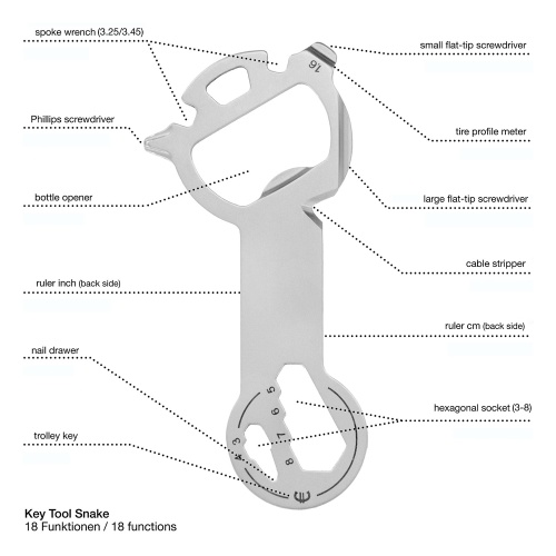

Creative Protable Stainless Steel Multifunctional Practical Card Tool