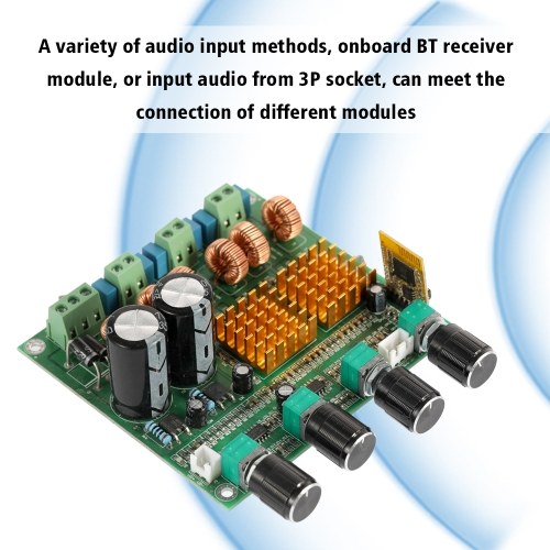 

BT 4.2 Digital 2.1 Class D HIFI Power Amplifier Board Supper Bass Module