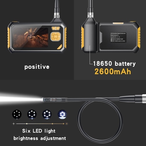 

inskam113 4.3 Inch LCD Color Screen Handheld Endoscope 3m