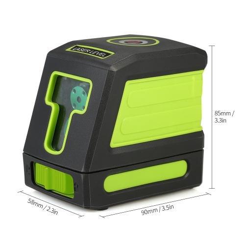 

Self-Leveling 2 Lines Green Laser Level Professional Horizontal and Vertical Cross Line Leveling Laser Level Kit with Selectable Laser Lines and Vertical Beam Spread