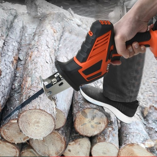 

Handheld Electric Saw Electric Motor Saw Mini Sawing Machine Reciprocating Saw Running Saw Portable Saber Saw Sweep-saw Small Felling Saw 21V 3500mAh Rechargeable Lithium Battery