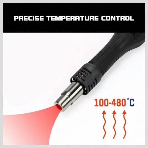 

Hot Air Gun Handle Hot Air Desoldering Gun Rework Solder Station Desoldering Tool