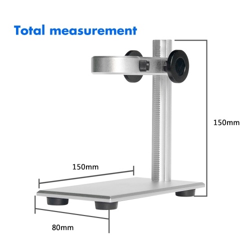 

Multifunctional Aluminum Alloy Microscope Bracket with 23-35mm Clamping Diameter Range for Most Microscopes on the Market