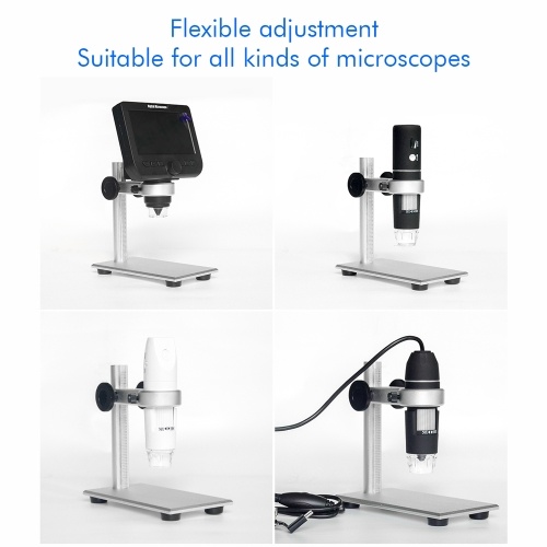 

Multifunctional Aluminum Alloy Microscope Bracket with 23-35mm Clamping Diameter Range for Most Microscopes on the Market