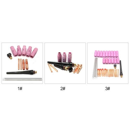 

13Pcs Wearing Parts Set Welding Accessories 1.6mm+2.4mm for 17/18/26 Torch