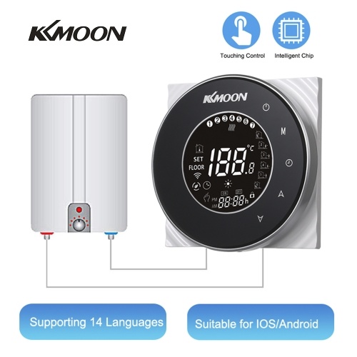 KKmoon Digitaler Wasser- / Gaskessel-Heizungsthermostat