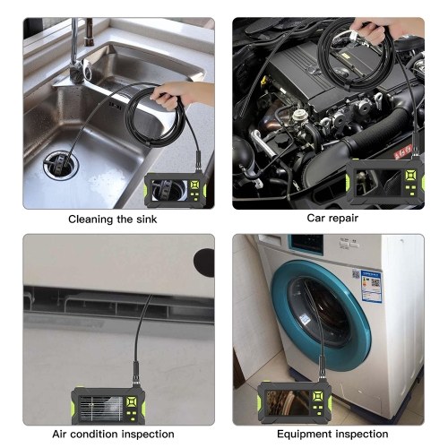 

P30 Green Hand-held Endoscopes Industrial 4.3inch High-definition 1080P Display Screen Borescope