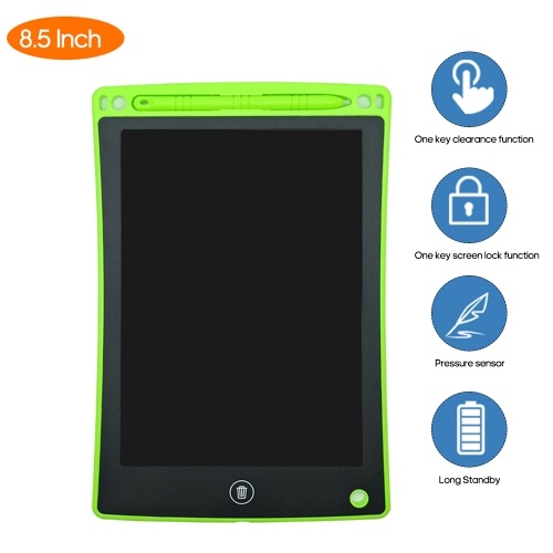 LCD Writing Tablet 8.5 "Writing Board Drawing Pad Doodle Board Sem papel com caneta para presentes para crianças