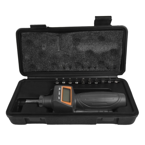 

ENS-0.5 1/4" Mini Digital Torque Screwdriver with Buzzer and LED Flash Alarm Dual Direction Cordless Torque Range 0.05 to 0.5N.m Interchangeable Head