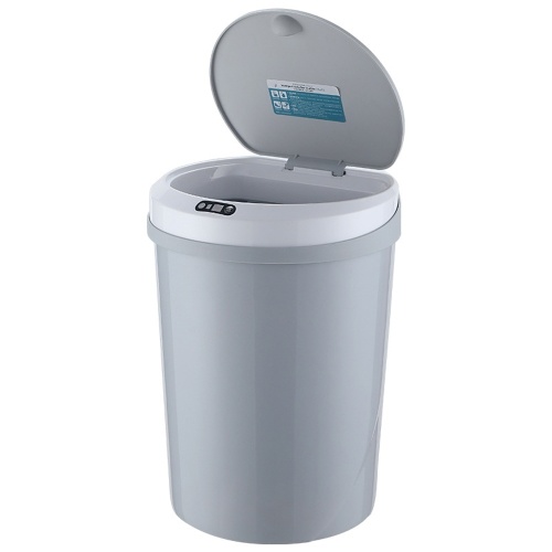

Household Intelligent Induction Trash Can Kitchen Living Room Bedroom Bathroom Automatic Induction Electric Kick Bump Storage Bucket with 12L Capacity