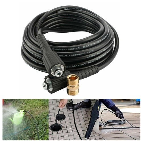 

M22 Black Female Jet Wash Extension Female Pressure Washer Hose Tool 8M