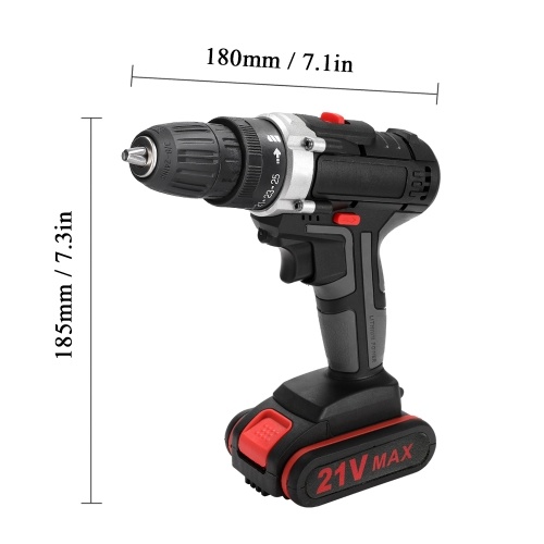 36V Multifunctional Electric Impact Cordless Drill High-power Lithium Battery Wireless Rechargeable Hand Drills Home DIY Electric Power Tools 