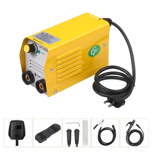 110V Arc Welder 200Amps IGBT Welding Machine Portable Mini Electric Welder Anti-Stick for 2.5-3.2mm Rods for Welding Electric Work with Safety Set