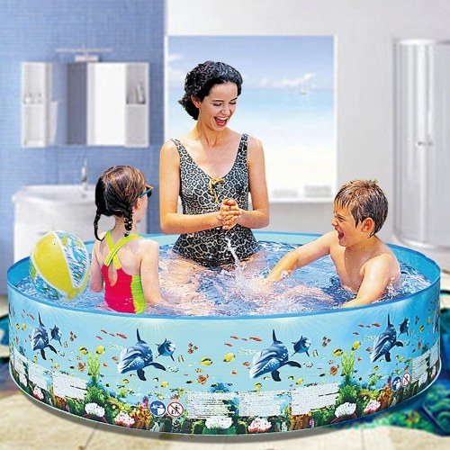 

Household Children Swimming Pool Outdoor Swimming Pools PVC Plastics Ocean Round 152*25cm