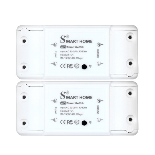 

Basic Smart Remote Control Wifi Switch Compatible with Alexa Google Assistant Smart Life App DIY Your Home via Smart Phone No Hub Needed