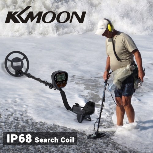 

KKMOON MD810 Portable Easy Installation Underground Metal Detector High Sensitivity Jewelry Treasure Gold Metal Detecting Tool Finder with LCD Large Screen Display for Adults and Kids