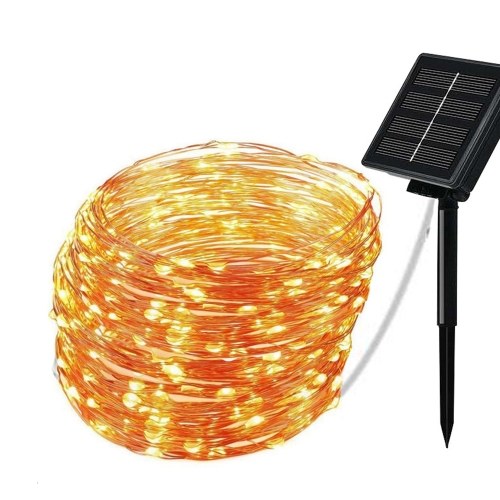 Solar String Lights Solar Powered Lamp Waterproof Decorative Lighting for Garden Yard Party Wedding Christmas