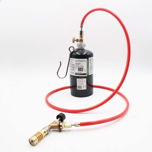 

Copper Welding Torch Compatible With Americans MAPP Gases Cylinders Portable Flamethrower With Hose for Solder Propane Welding Kit