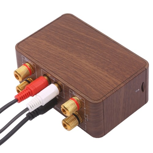 BT 5.0 Power Amplifier 100W Mini Hi-Fi Stereo Class D Audio Amp 2.0 Channel Wireless Receiver Lossless Music Player TF USB Home Speaker with Power Supply