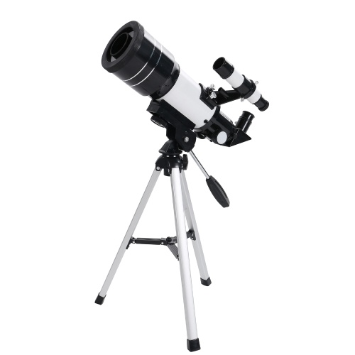 30070 Telescopio para niños Regalo de vacaciones Telescopio astronómico Telescopio de observación de estrellas profesional Trípode compacto Monocular de observación