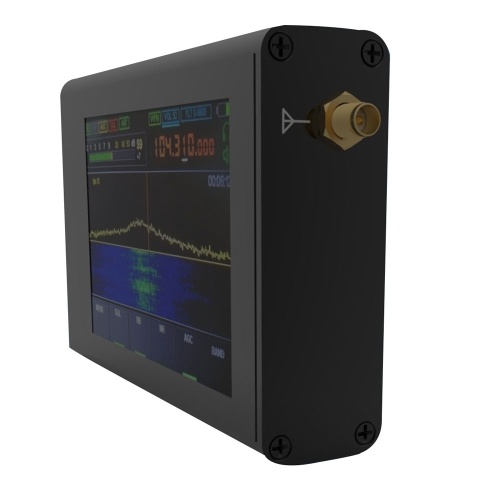 

50KHz-2GHz Malachite SDR Shortwave Radio Noise Reduction Software Defined Radio Receiver with 3.5 Inch Touching Screen and Antenna