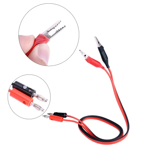 

5A High Quality Banana Plug to Alligator Clip Power Supply Cable Connecting Line