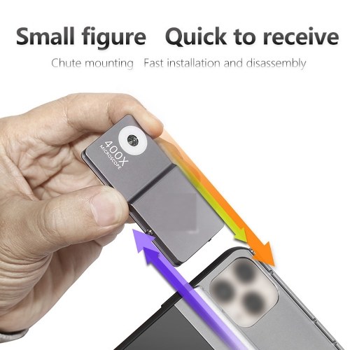 

Microscope for Phone Lens Monocular Mobile Phone Lens High Magnification Smartphone External Microscope Lens