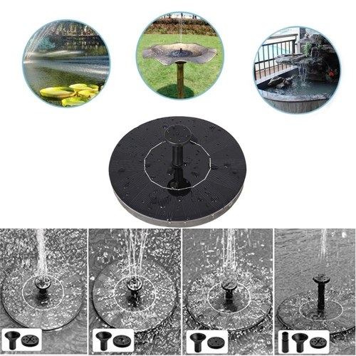 

Watering Solar Power Fountain Pool Floating Water Pump Solar Panel Garden Plants Courtyard Scenery