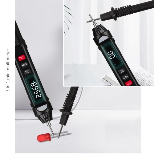 3 In 1 Intelligent Multimeter (Multimeter+Voltage Test Pen +Phase-sequence Meter) Multimeter AC/Direct Current Voltage Measurement Multifunction Utility Tool 