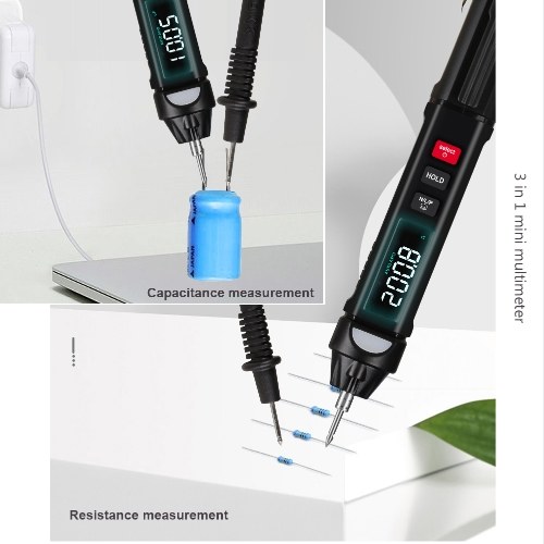 3 In 1 Intelligent Multimeter (Multimeter+Voltage Test Pen +Phase-sequence Meter) Multimeter AC/Direct Current Voltage Measurement Multifunction Utility Tool 