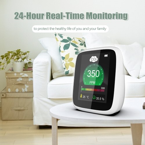 

DM1308 LCD Display Screen Mini CO2 Meter Temperature Humidity Detecting Tool