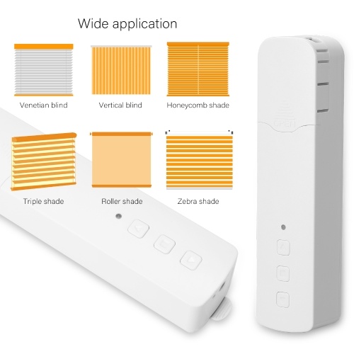 

Tuya WIFI M515EGWT Intelligent Pull Bead Curtain Motor Intelligent Home Household Hotel Electric Curtain Motors APP Control Voice Control Quiet Compatible with Alexa Google Home with USB WiFi Receiver