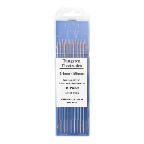 

Tungsten Electrodes Welding Rods Red/Gold/Blue/Green 1.6*150/2.4*150 Welding Equipment Parts Weldings Torch Tungsten Pin Welding Electrodes Rods