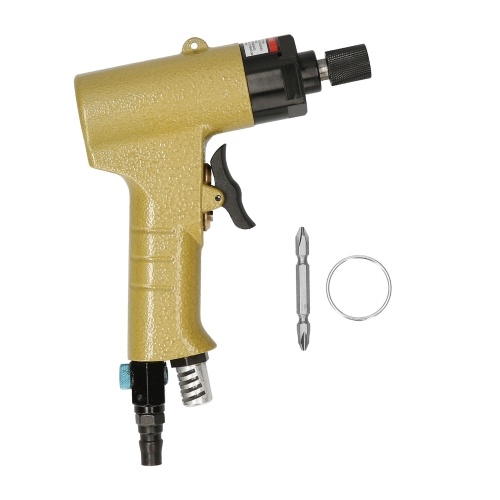 KKmoon Air Screw Driver Pneumatic Screwdriver Pistol Type Air Screwdriver with Self-Lock Chuck Forward & Reverse for Screwing and Unscrewing