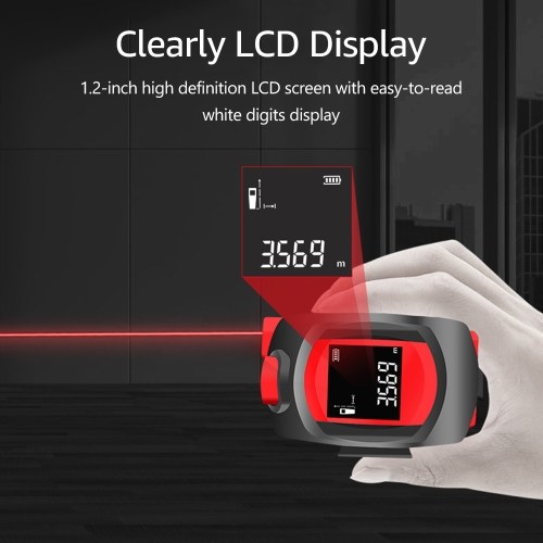 

UNI-T LM40T 2-in-1 Digital Laser Distance Rangefinder & Tape Gauge