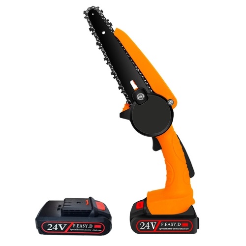 6 Inch Portable Mini Electric Brush Infinitely Variable Speeds Pruning Saws 24V Two Battery