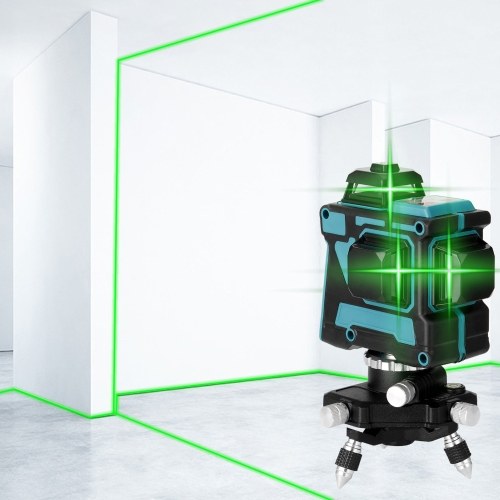 

Multifunctional 3D 12 Lines Laser Level Tool Vertical Horizontal Lines with Self-leveling Function