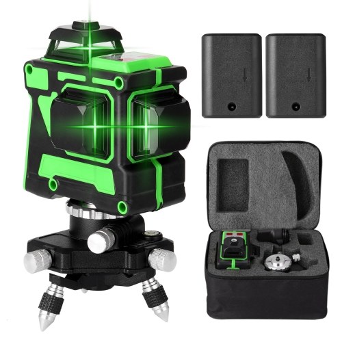

Weytoll Multifunctional 3D 12 Lines Laser Level Tool Vertical Horizontal Lines with Self-leveling Function