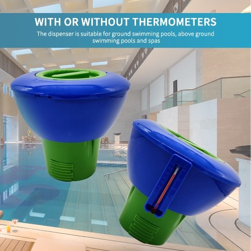

Swimming Pool Chlorine Dispenser Pool Cleaning Tool Medicine Device (without thermometer)