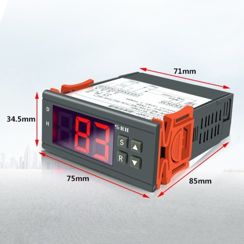 

ZFX-13001 Digital High-Precision Humidity Controller Intelligent Humidity Control Switch Dehumidification/Humidification Mode Humidistat