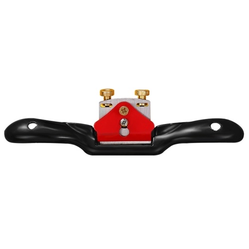 

9 Inch Adjustable Spokeshave with Flat Base Hand Planer Cutting Edge Metal Blade Wood Working Hand Tool for Wood Craft Spoke Shave Woodworking