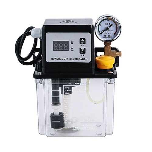 

One Display 0.5L 50ml/min 220 V 28W Automatic Lubricating Oil Pump Oil Injectors Full Copper Motor Electric Oil Pump Timing Oil Level Alarm Function